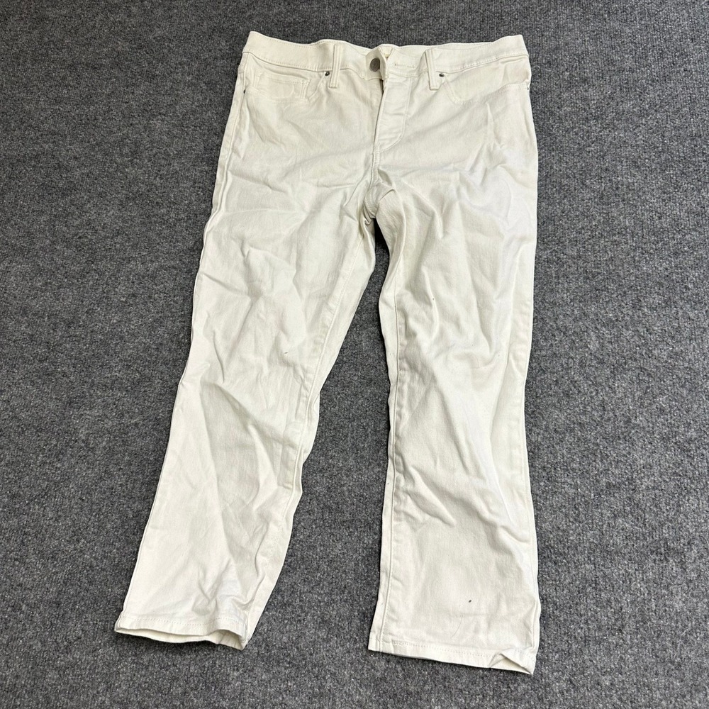 Levi's Jeans Womens Size 28 White Skinny Fit Denim Casual 5-Pocket Stretch Pants